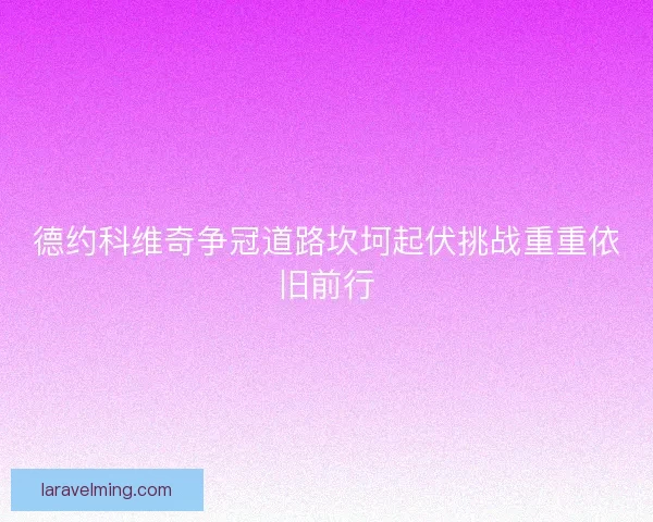 德约科维奇争冠道路坎坷起伏挑战重重依旧前行